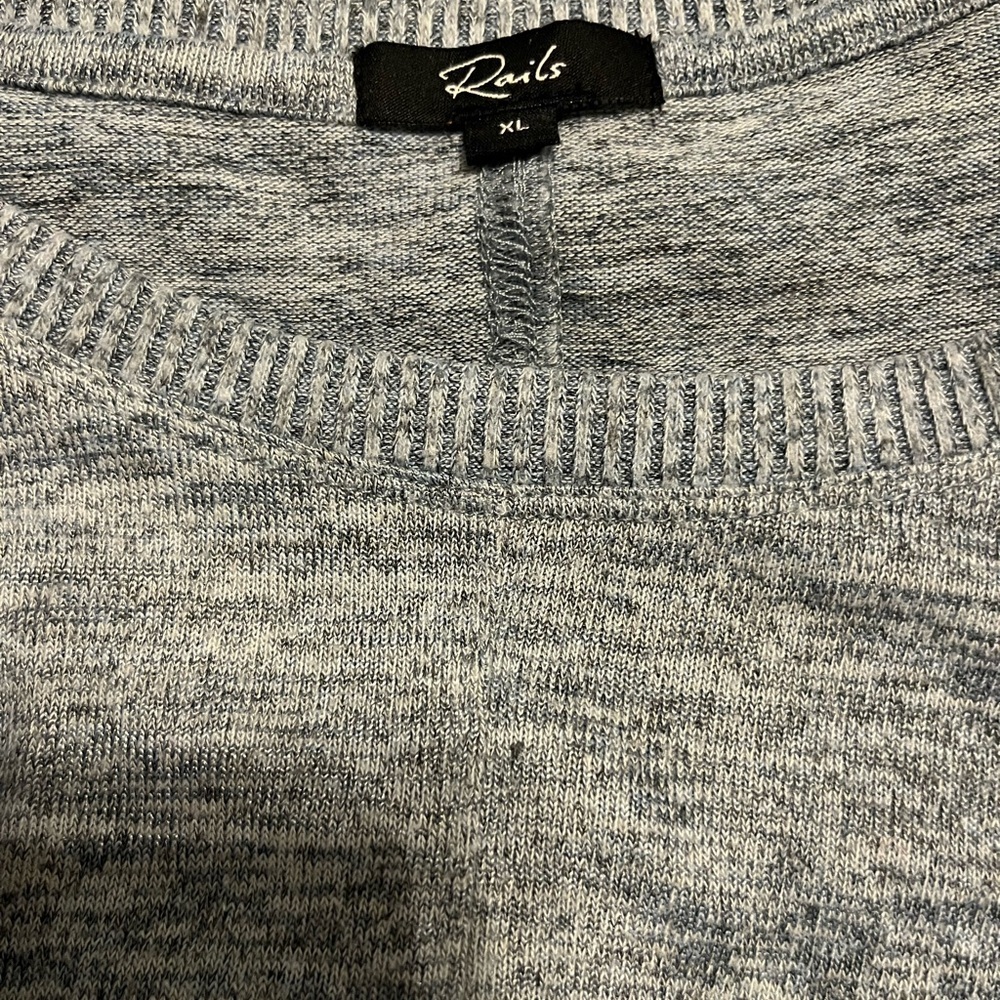 Rails Heathered Knit Sweater Iggy X-Large ice melange - Picture 5 of 6